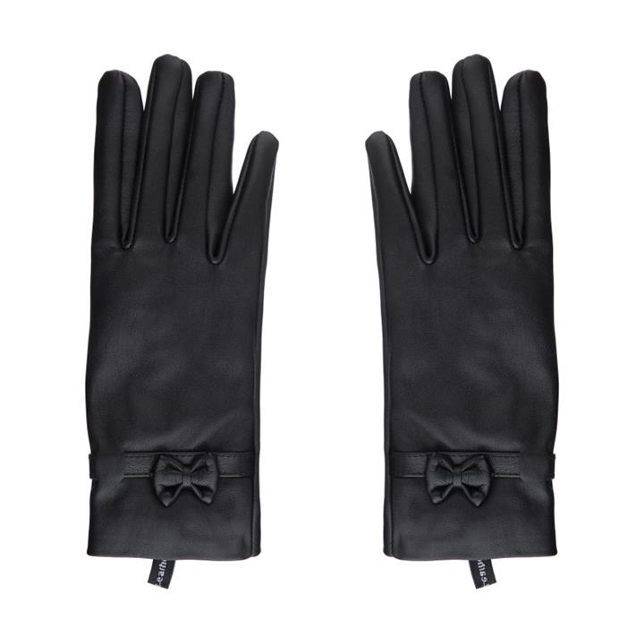 دستکش زنانه چرم مشهد مدل R0160-001 Mashhad Leather R0160-001 Gloves For Women